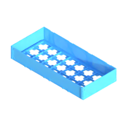Render of MODULITH 165 Gridfinity Decor Drawer - 4W-1H